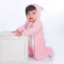 Conjunto Macacão Temático Porquinha Plush Capuz E Pantufa 3d
